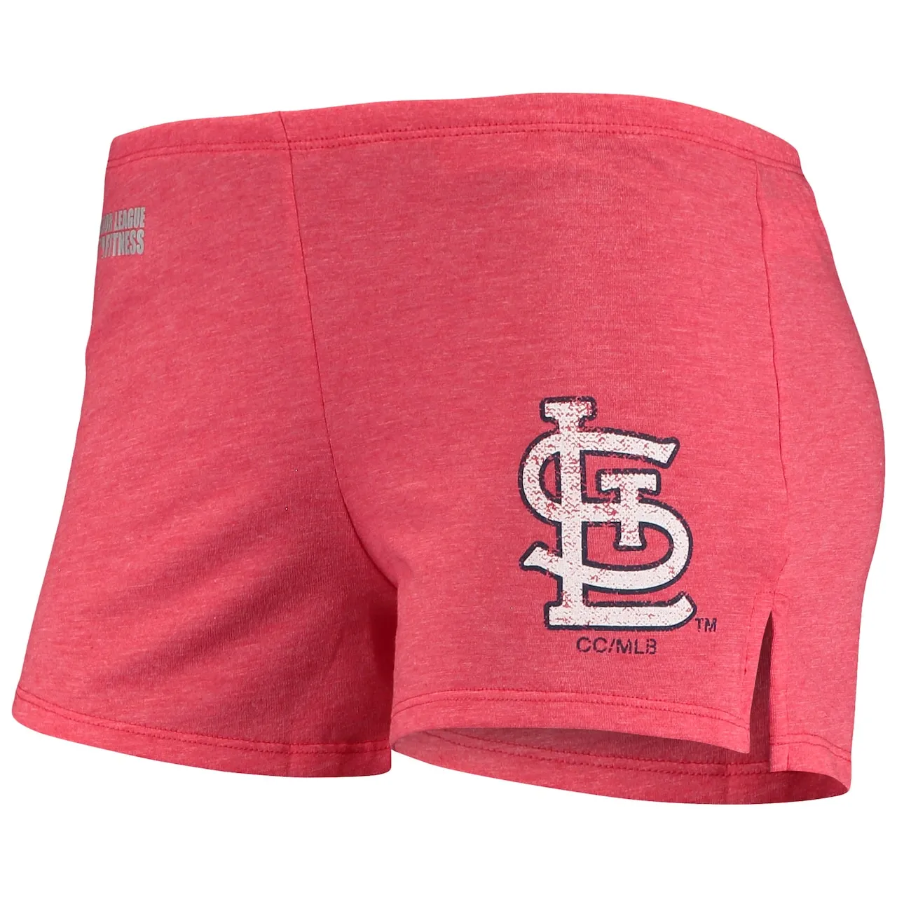 Women's St. Louis Cardinals Concepts Sport Heathered Red Crescent Tri-Blend V-Neck T-Shirt & Shorts Sleep Set 6 Women's St. Louis Cardinals Concepts Sport Heathered Red Crescent Tri-Blend V-Neck T-Shirt & Shorts Sleep Set - Image 4