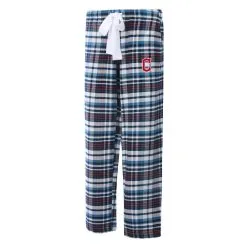 Women's Cleveland Guardians Concepts Sport Navy Mainstay Flannel Pants