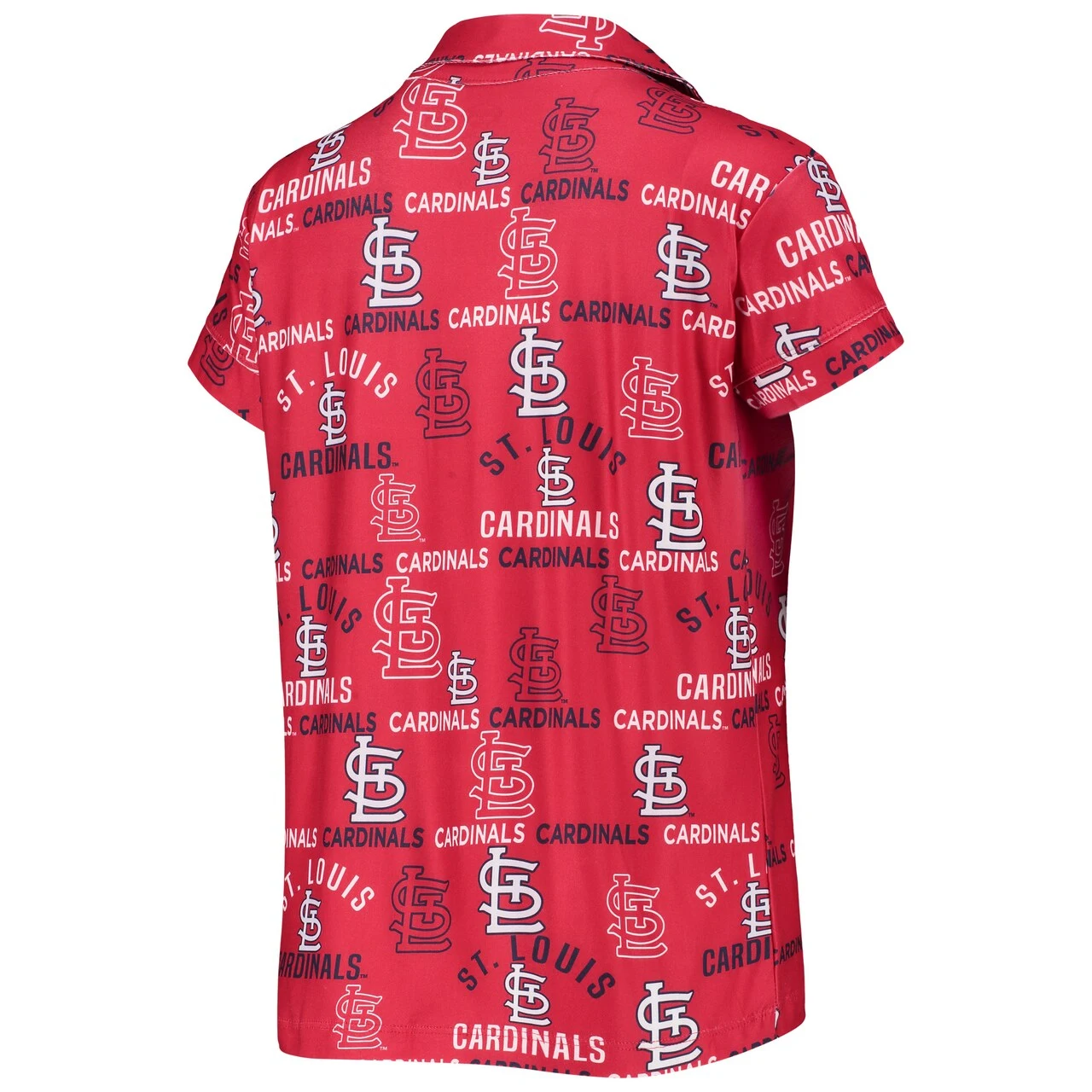 Women's St. Louis Cardinals Concepts Sport Red Flagship Allover Print Top & Shorts Sleep Set 5 Women's St. Louis Cardinals Concepts Sport Red Flagship Allover Print Top & Shorts Sleep Set - Image 3