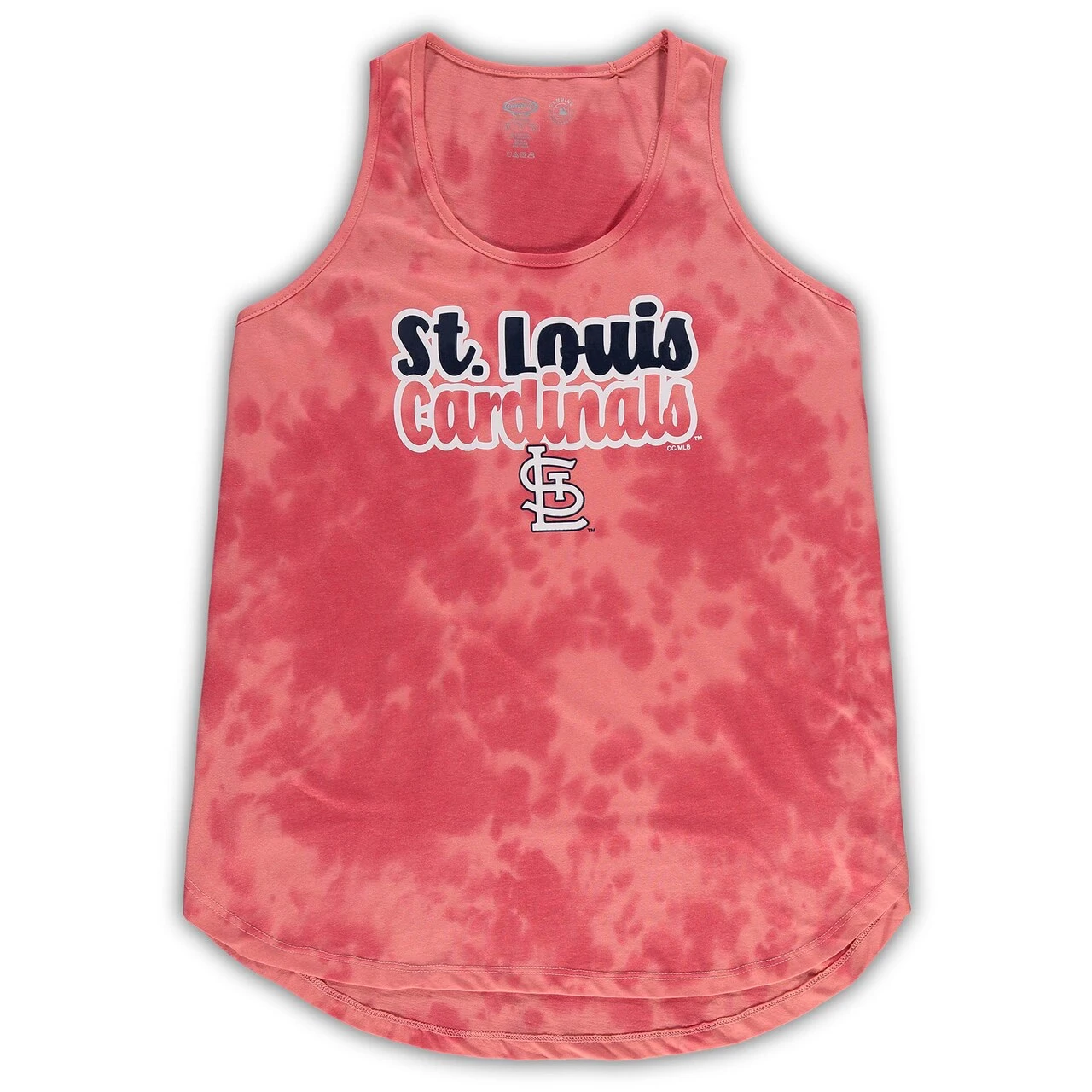 Women's St. Louis Cardinals Concepts Sport Red Plus Size Cloud Tank Top & Shorts Sleep Set 4 Women's St. Louis Cardinals Concepts Sport Red Plus Size Cloud Tank Top & Shorts Sleep Set - Image 2