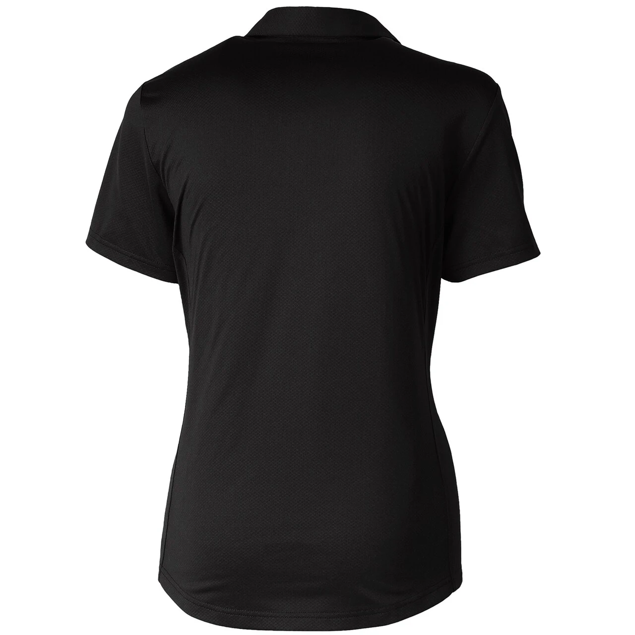 Women's Arizona Diamondbacks Cutter & Buck Black Prospect Textured Stretch Polo 5 Women's Arizona Diamondbacks Cutter & Buck Black Prospect Textured Stretch Polo - Image 3