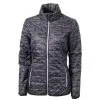 Women's Arizona Diamondbacks Cutter & Buck Black Rainier PrimaLoft Printed Full-Zip Puffer Jacket
