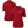 Women's St. Louis Cardinals Cutter & Buck Cardinal Americana Logo DryTec Virtue Eco Pique Recycled Polo