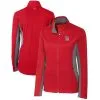 Women's St. Louis Cardinals Cutter & Buck Cardinal Americana Logo Navigate Softshell Full-Zip Jacket