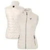 Women's Toronto Blue Jays Cutter & Buck Cream Rainier PrimaLoft Eco Full-Zip Puffer Vest