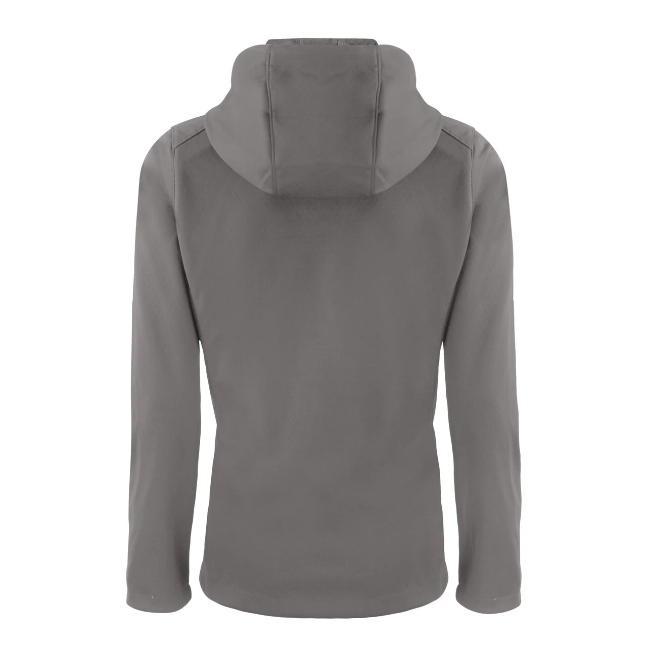 Women's Cleveland Guardians Cutter & Buck Gray Evoke Eco Softshell Recycled Full-Zip Jacket 5 Women's Cleveland Guardians Cutter & Buck Gray Evoke Eco Softshell Recycled Full-Zip Jacket - Image 3