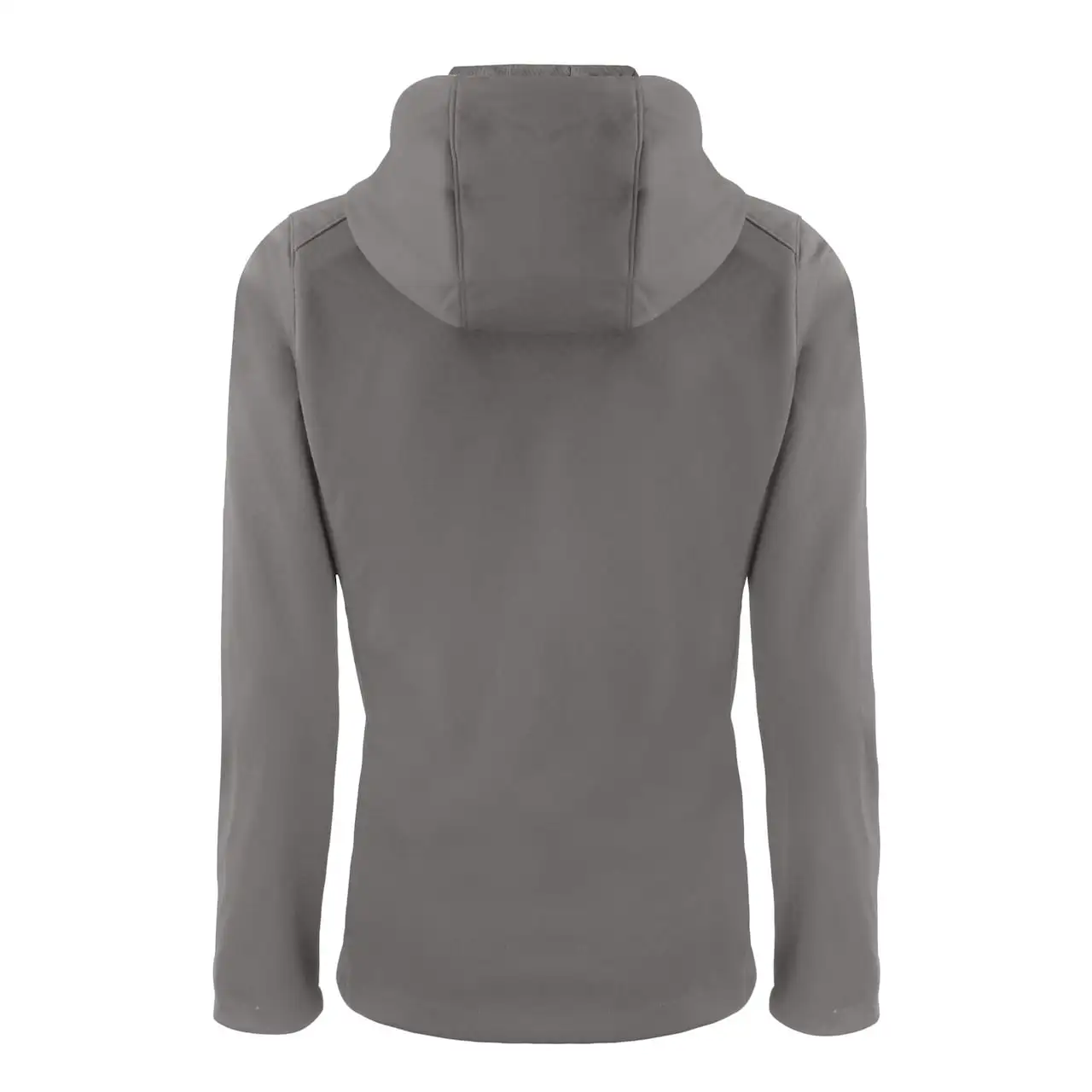 Women's Cleveland Guardians Cutter & Buck Gray Evoke Eco Softshell Recycled Full-Zip Jacket 5 Women's Cleveland Guardians Cutter & Buck Gray Evoke Eco Softshell Recycled Full-Zip Jacket - Image 3