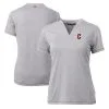 Women's Cleveland Guardians Cutter & Buck Heather Gray DryTec Forge Stretch V-Neck Blade Top -St. Louis Cardinals Sales 2023 womens cutter and buck heather gray cleveland guardians drytec forge stretch v neck blade top pi5039000 altimages ff 5039105 8ae3d4d0b653b8c4ca39alt1 full