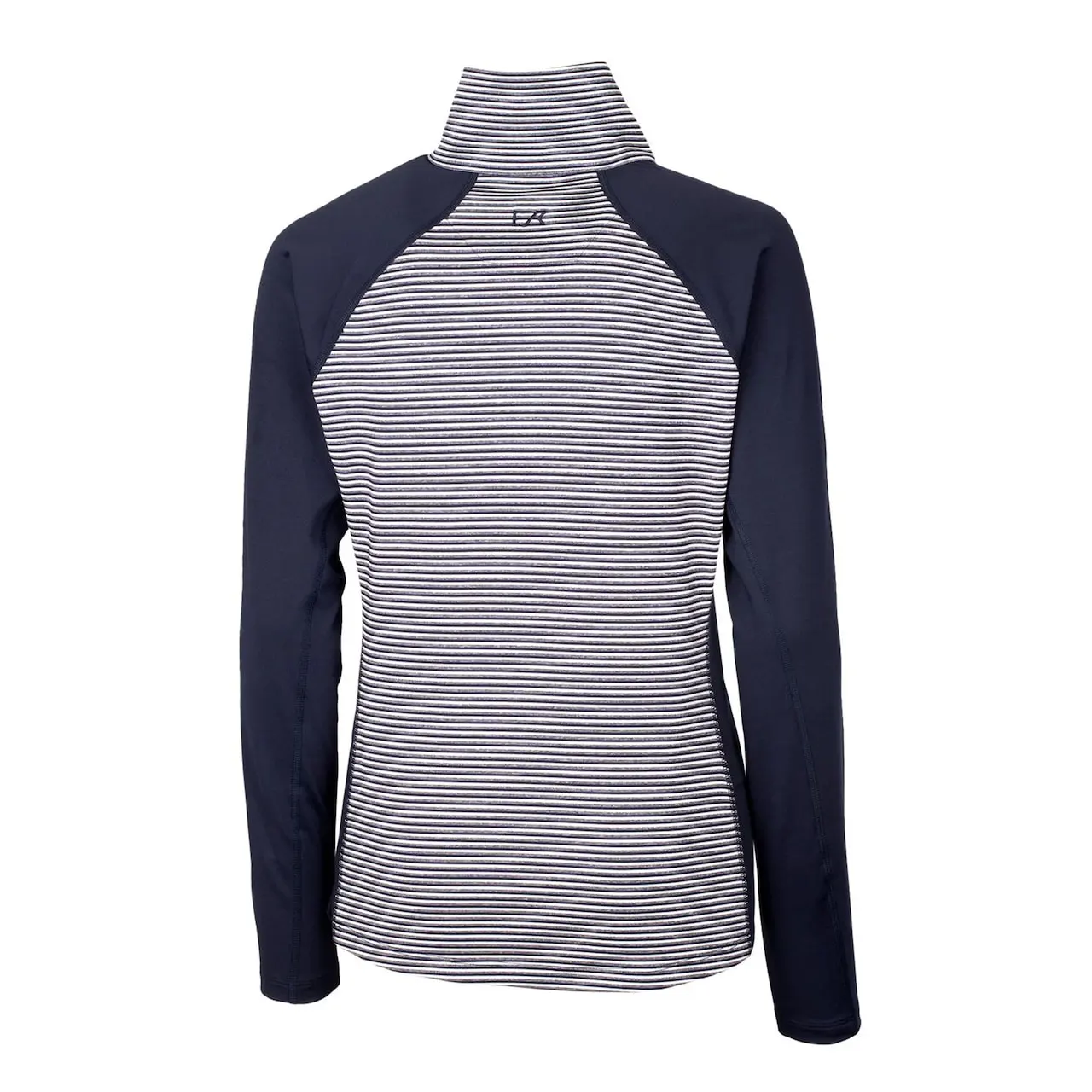 Women's Arizona Diamondbacks Cutter & Buck Navy Americana Logo Forge Tonal Stripe Stretch Half-Zip Pullover Top 5 Women's Arizona Diamondbacks Cutter & Buck Navy Americana Logo Forge Tonal Stripe Stretch Half-Zip Pullover Top - Image 3