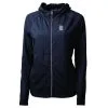 Women's Detroit Tigers Cutter & Buck Navy Adapt Eco Knit Full-Zip Jacket