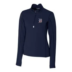Women's Detroit Tigers Cutter & Buck Navy Americana Logo DryTec Traverse Stretch Quarter-Zip Pullover Top -St. Louis Cardinals Sales 2023 womens cutter and buck navy detroit tigers americana logo drytec traverse stretch quarter zip pullover top pi5332000 altimages ff 5332985 2058cd5d3e4e52f67395alt2 full