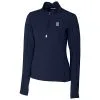 Women's Detroit Tigers Cutter & Buck Navy Traverse Half-Zip Pullover Jacket