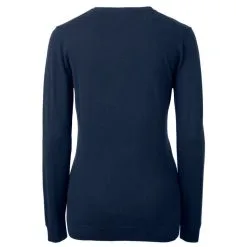 Women's St. Louis Cardinals Cutter & Buck Navy Americana Logo Lakemont Tri-Blend V-Neck Pullover Sweater -St. Louis Cardinals Sales 2023 womens cutter and buck navy st louis cardinals americana logo lakemont tri blend v neck pullover sweater pi5332000 altimages ff 5332240 7680df91703dee4bf350alt3 full