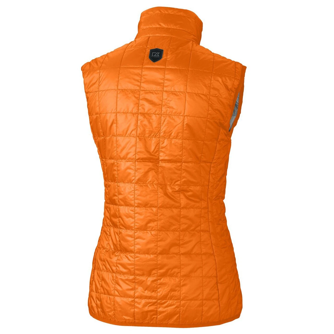 Women's Detroit Tigers Cutter & Buck Orange Rainier PrimaLoft Eco Full-Zip Puffer Vest 5 Women's Detroit Tigers Cutter & Buck Orange Rainier PrimaLoft Eco Full-Zip Puffer Vest - Image 3