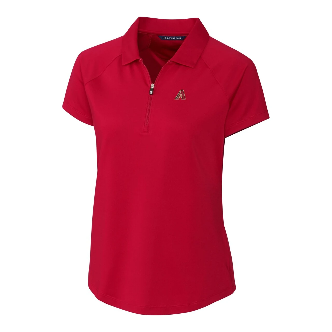 Women's Arizona Diamondbacks Cutter & Buck Red DryTec Forge Stretch Polo 4 Women's Arizona Diamondbacks Cutter & Buck Red DryTec Forge Stretch Polo - Image 2
