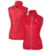 Women's St. Louis Cardinals Cutter & Buck Red Americana Logo Rainier PrimaLoft Womens Eco Insulated Full-Zip Puffer Vest