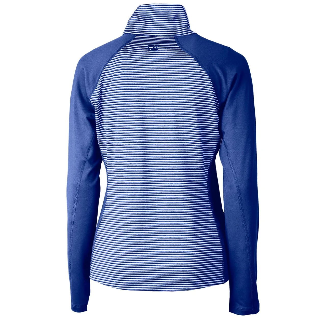 Women's Toronto Blue Jays Cutter & Buck Royal DryTec Forge Tonal Stripe Half-Zip Top 5 Women's Toronto Blue Jays Cutter & Buck Royal DryTec Forge Tonal Stripe Half-Zip Top - Image 3