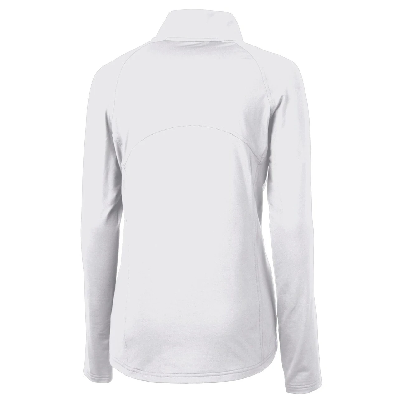 Women's Arizona Diamondbacks Cutter & Buck White Americana Logo Adapt Eco Knit Stretch Recycled Half-Zip Pullover Top 5 Women's Arizona Diamondbacks Cutter & Buck White Americana Logo Adapt Eco Knit Stretch Recycled Half-Zip Pullover Top - Image 3