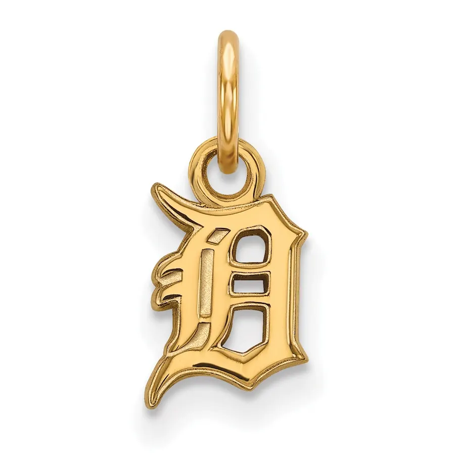 LogoArt Women's Detroit Tigers 10k Yellow Gold Extra Small Pendant 3 LogoArt Women's Detroit Tigers 10k Yellow Gold Extra Small Pendant