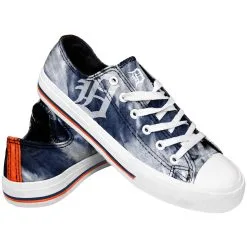 FOCO Women's Detroit Tigers Tie-Dye Canvas Shoe