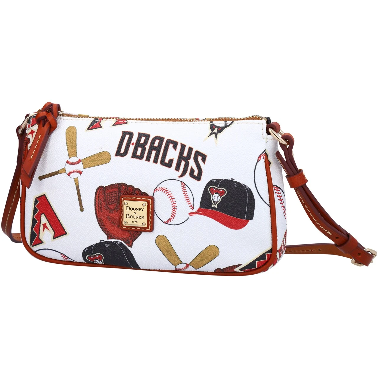 Women's Arizona Diamondbacks Dooney & Bourke Gameday Lexi Crossbody With Small Coin Case 3 Women's Arizona Diamondbacks Dooney & Bourke Gameday Lexi Crossbody With Small Coin Case