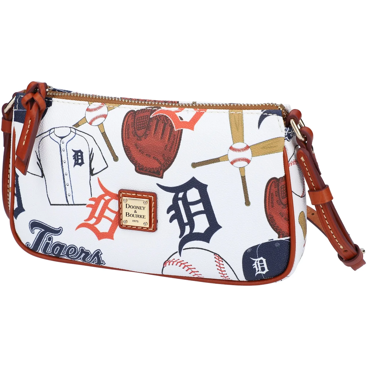Women's Detroit Tigers Dooney & Bourke Gameday Lexi Crossbody With Small Coin Case 3 Women's Detroit Tigers Dooney & Bourke Gameday Lexi Crossbody With Small Coin Case