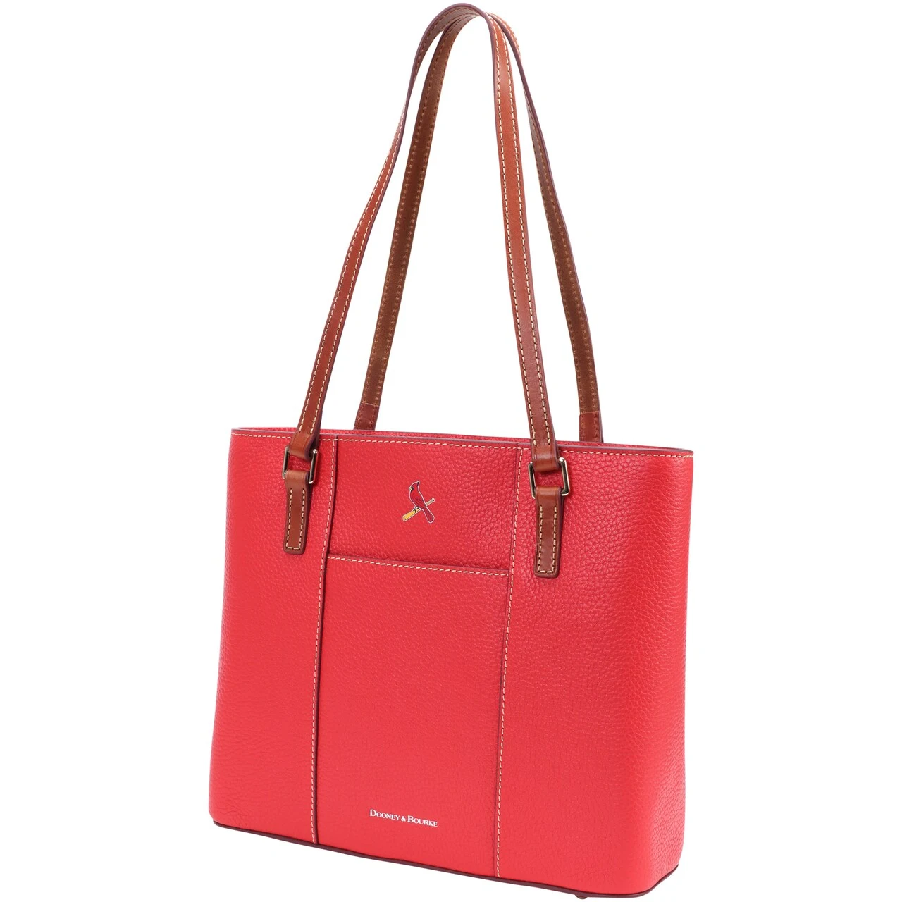 Women's St. Louis Cardinals Dooney & Bourke Pebble Lexington Shopper Purse 4 Women's St. Louis Cardinals Dooney & Bourke Pebble Lexington Shopper Purse - Image 2