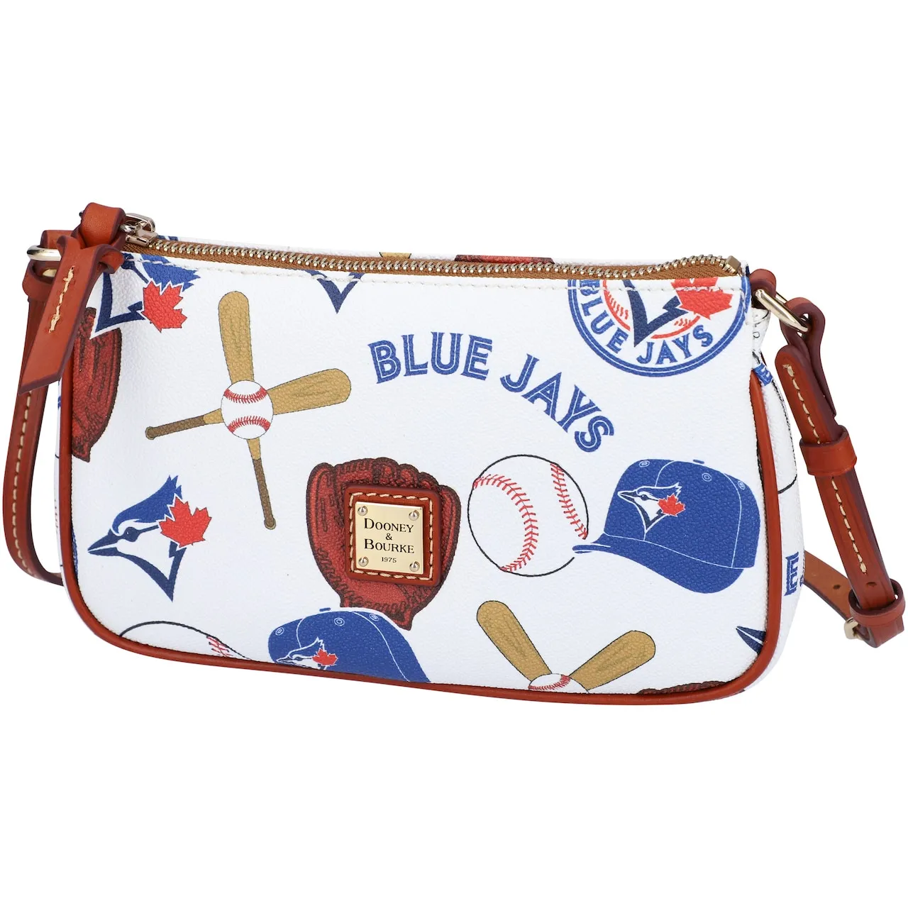 Women's Toronto Blue Jays Dooney & Bourke Gameday Lexi Crossbody With Small Coin Case 3 Women's Toronto Blue Jays Dooney & Bourke Gameday Lexi Crossbody With Small Coin Case