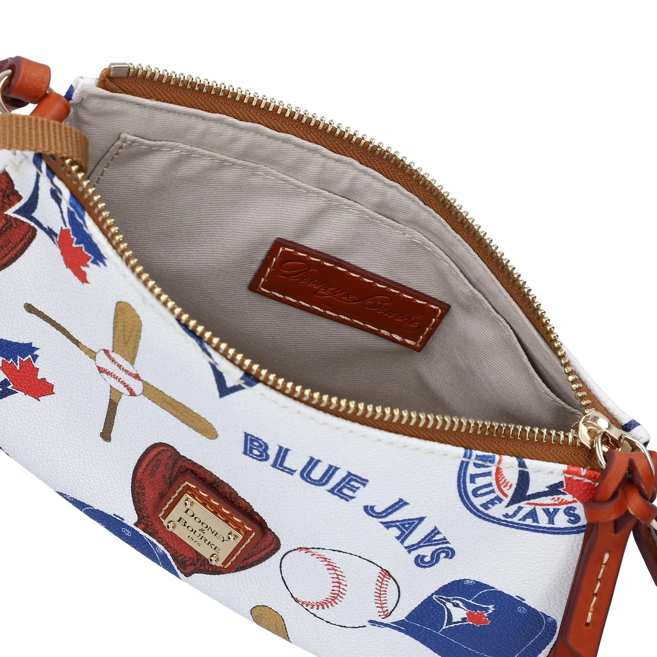 Women's Toronto Blue Jays Dooney & Bourke Gameday Lexi Crossbody With Small Coin Case 5 Women's Toronto Blue Jays Dooney & Bourke Gameday Lexi Crossbody With Small Coin Case - Image 3