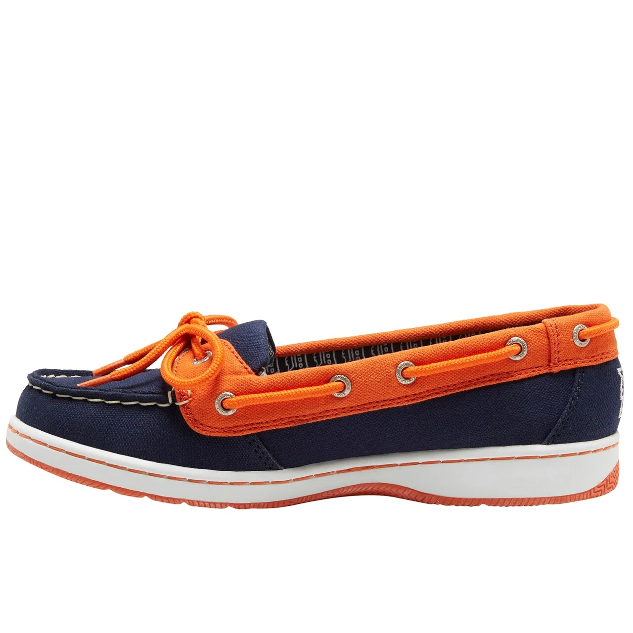 Women's Detroit Tigers Eastland Navy Sunset Boat Shoes 4 Women's Detroit Tigers Eastland Navy Sunset Boat Shoes - Image 2