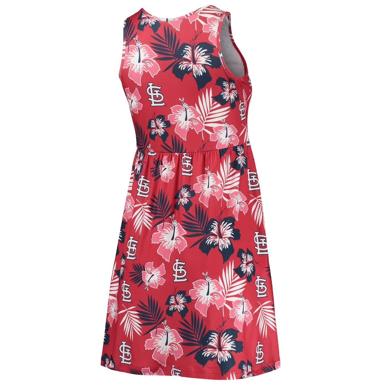 Women's St. Louis Cardinals FOCO Red Floral Sundress 5 Women's St. Louis Cardinals FOCO Red Floral Sundress - Image 3