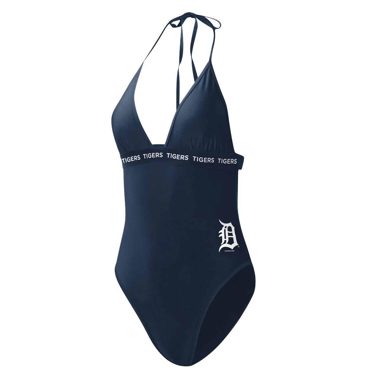 Women's Detroit Tigers G-III 4Her By Carl Banks Navy Full Count One-Piece Swimsuit 4 Women's Detroit Tigers G-III 4Her By Carl Banks Navy Full Count One-Piece Swimsuit - Image 2