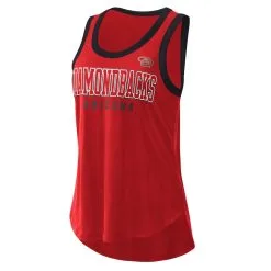 Women's Arizona Diamondbacks G-III 4Her By Carl Banks Red Clubhouse Tank Top