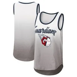 Women's Cleveland Guardians G-III 4Her By Carl Banks White Logo Opening Day Tank Top