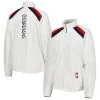 Women's Cleveland Guardians G-III 4Her By Carl Banks White Red Flag Full-Zip Track Jacket