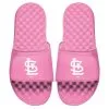 Women's St. Louis Cardinals ISlide Pink Primary Logo Slide Sandals