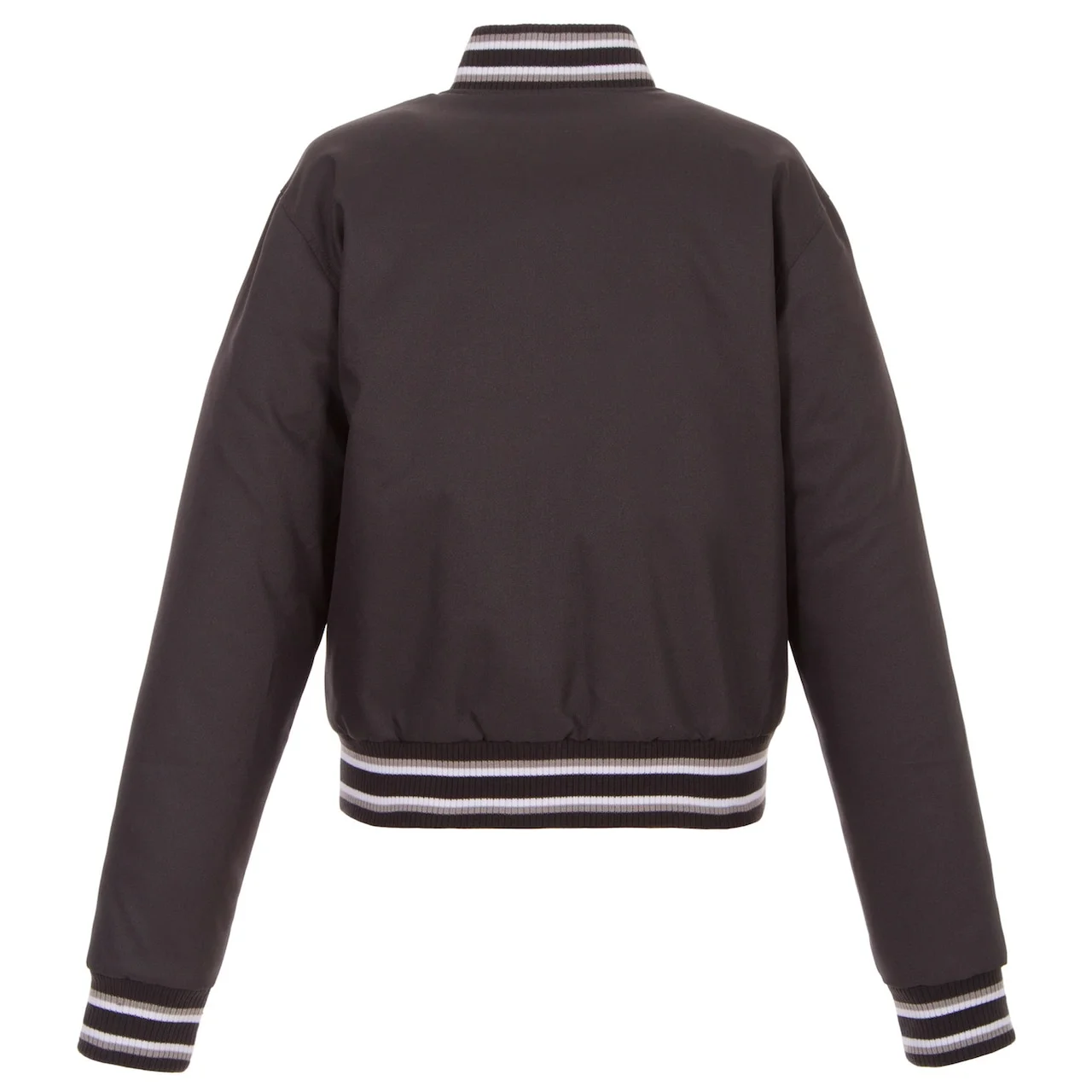 Women's Arizona Diamondbacks JH Design Charcoal Embroidered Logo Poly-Twill Full Snap Jacket 5 Women's Arizona Diamondbacks JH Design Charcoal Embroidered Logo Poly-Twill Full Snap Jacket - Image 3