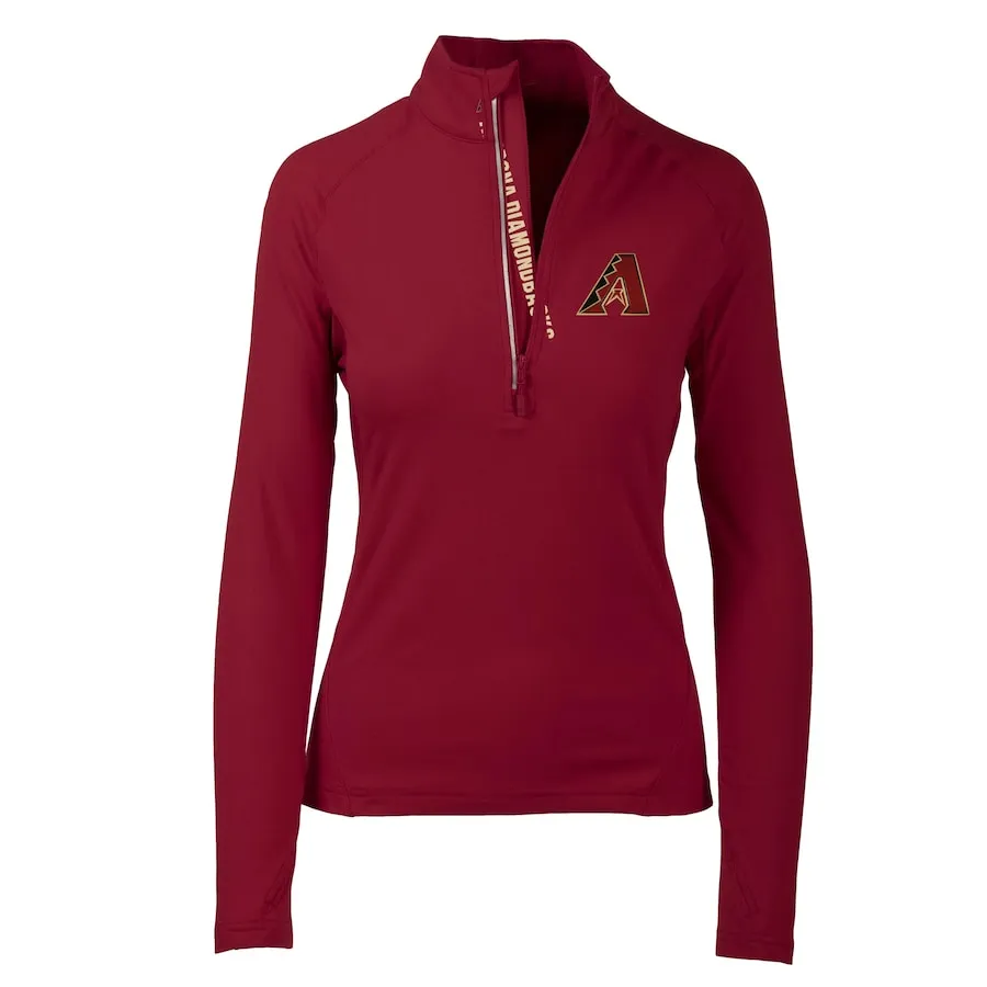 Women's Arizona Diamondbacks Levelwear Cardinal Energy Quarter-Zip Pullover Top 3 Women's Arizona Diamondbacks Levelwear Cardinal Energy Quarter-Zip Pullover Top