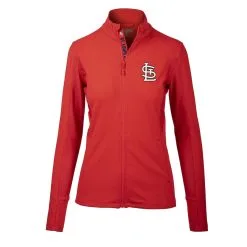 Women's St. Louis Cardinals Levelwear Red Alyssa Full-Zip Jacket