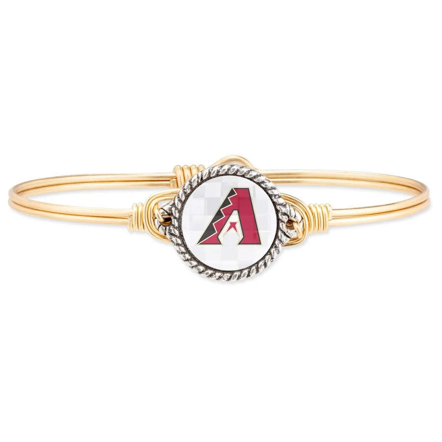 Luca & Danni Women's Arizona Diamondbacks Luca + Danni Gold Petite Bangle Bracelet 3 Luca & Danni Women's Arizona Diamondbacks Luca + Danni Gold Petite Bangle Bracelet