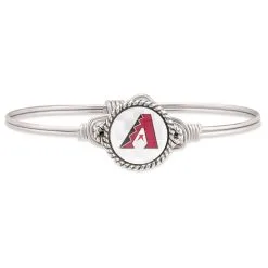 Luca & Danni Women's Arizona Diamondbacks Luca + Danni Silver Petite Bangle Bracelet