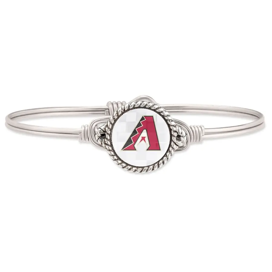 Luca & Danni Women's Arizona Diamondbacks Luca + Danni Silver Petite Bangle Bracelet 3 Luca & Danni Women's Arizona Diamondbacks Luca + Danni Silver Petite Bangle Bracelet