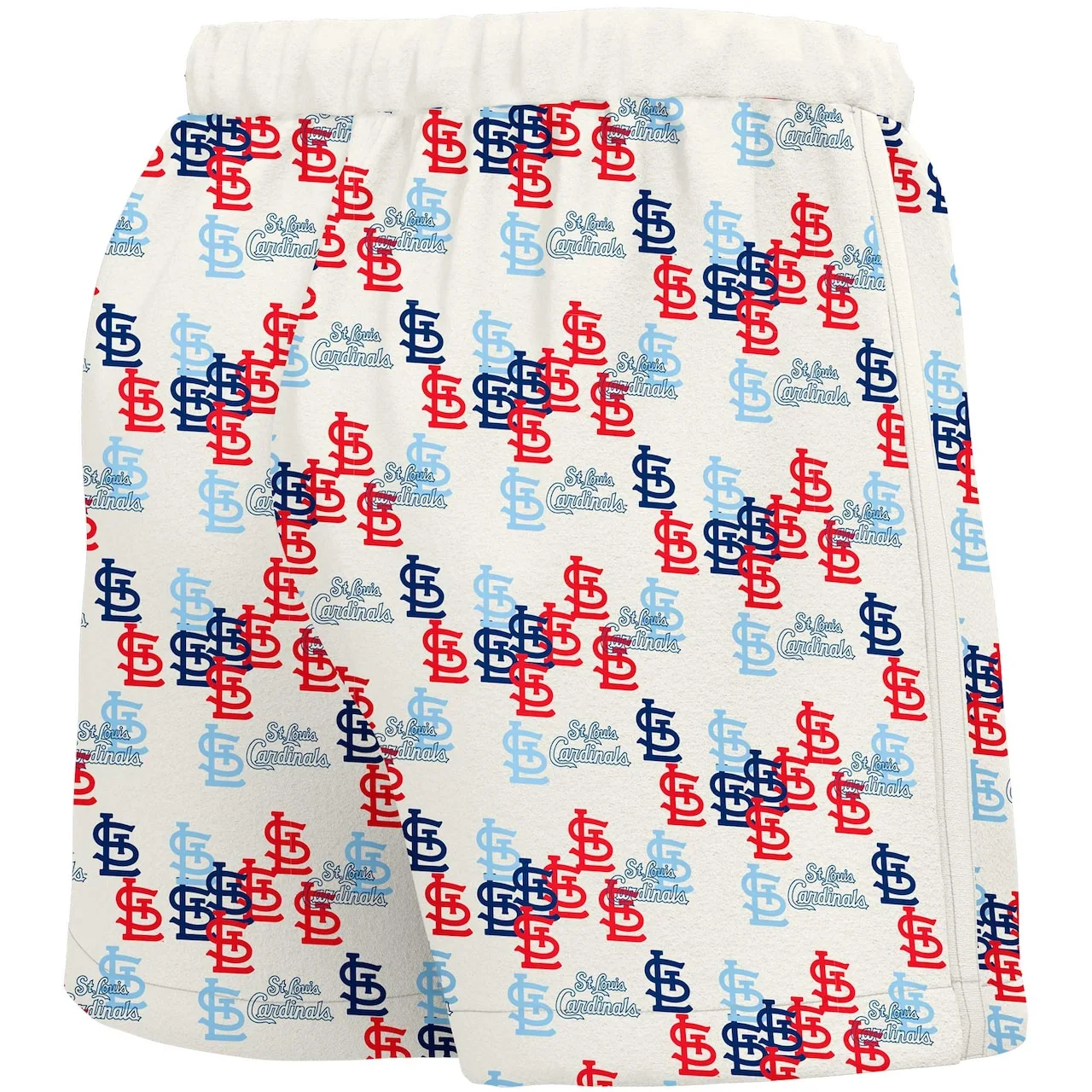Women's St. Louis Cardinals Lusso White Marge Shorts 5 Women's St. Louis Cardinals Lusso White Marge Shorts - Image 3