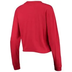 Women's St. Louis Cardinals New Era Red Baby Jersey Cropped Long Sleeve T-Shirt -St. Louis Cardinals Sales 2023 womens new era red st louis cardinals baby jersey cropped long sleeve t shirt pi4684000 altimages ff 4684309 10934b033ecee680df85alt3 full