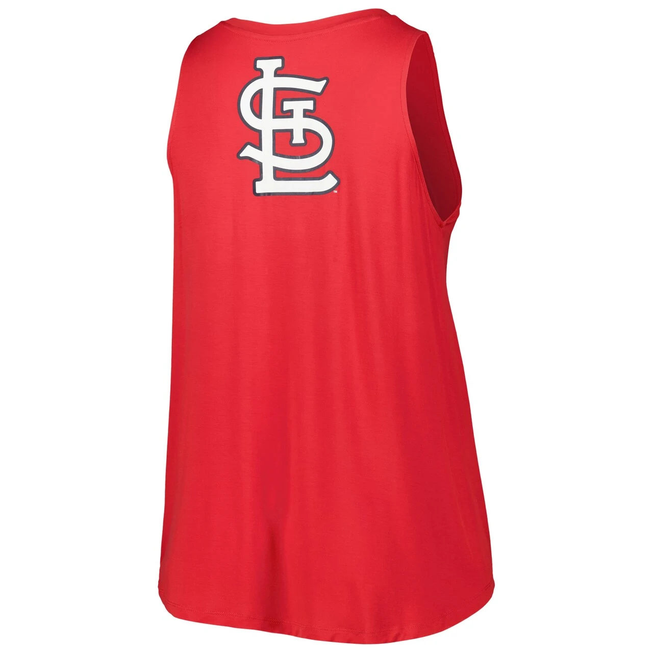 Women's St. Louis Cardinals New Era Red Plus Size Tank Top 5 Women's St. Louis Cardinals New Era Red Plus Size Tank Top - Image 3
