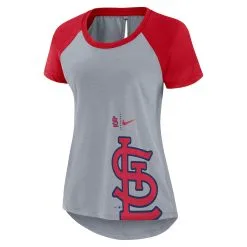 Women's St. Louis Cardinals Nike Heather Gray Summer Breeze Raglan Fashion T-Shirt -St. Louis Cardinals Sales 2023 womens nike heather gray st louis cardinals summer breeze raglan fashion t shirt pi4907000 altimages ff 4907055 c42035d85b161e648308alt2 full