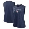Women's Cleveland Guardians Nike Navy Muscle Play Tank Top