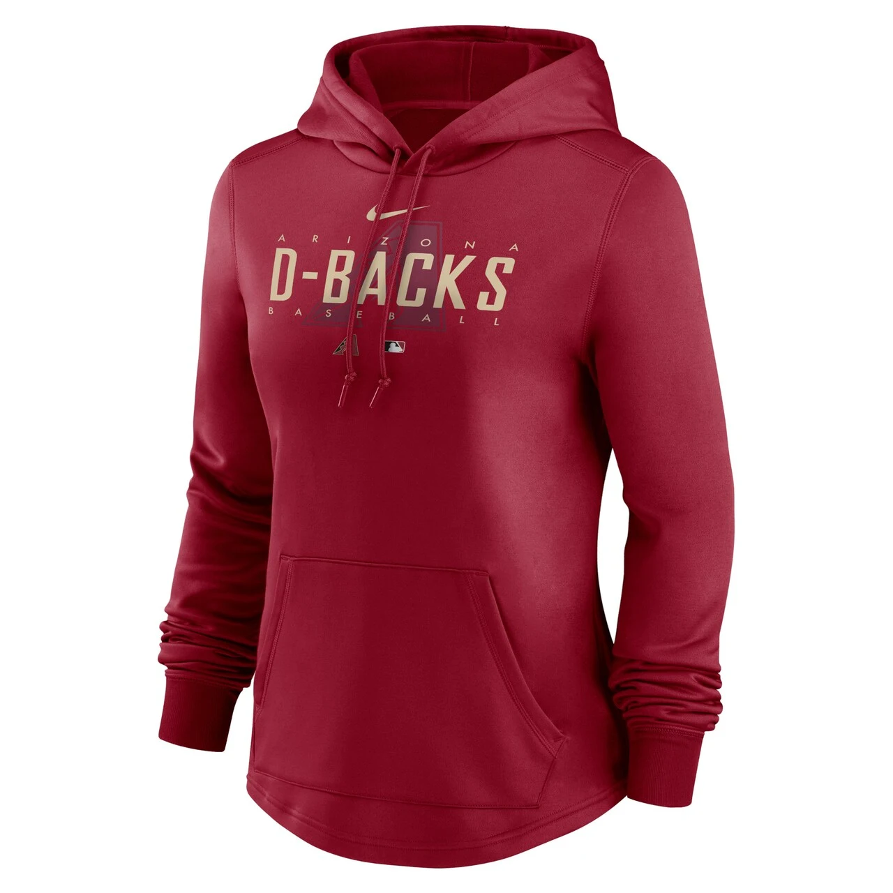 Women's Arizona Diamondbacks Nike Red Authentic Collection Pregame Performance Pullover Hoodie 4 Women's Arizona Diamondbacks Nike Red Authentic Collection Pregame Performance Pullover Hoodie - Image 2