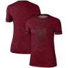 Women's Arizona Diamondbacks Nike Red Slub Ringer T-Shirt