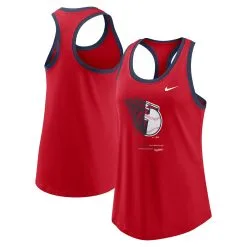 Women's Cleveland Guardians Nike Red Tech Tank Top